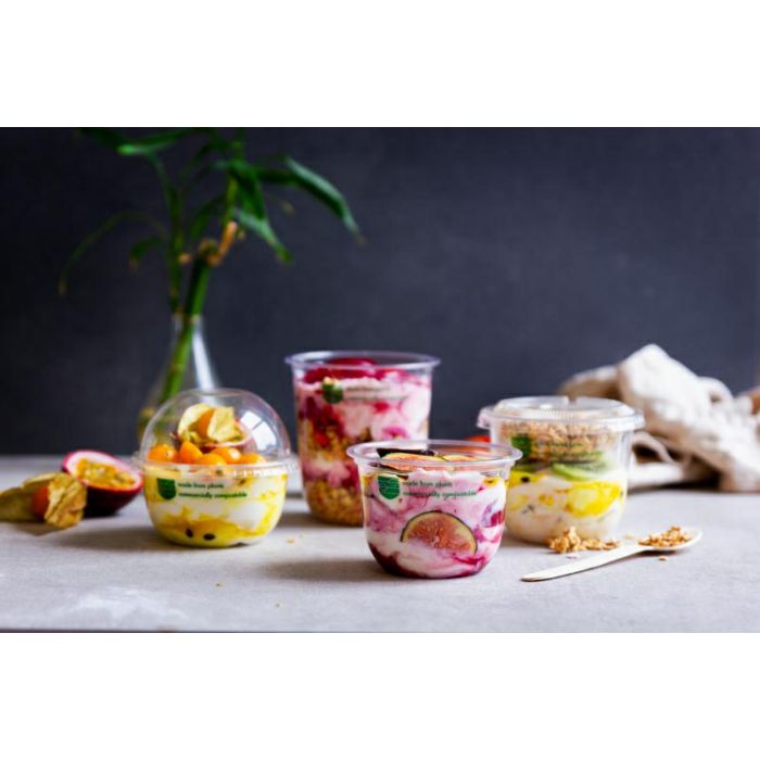 Bella pots salad box PLA 250ml, 50pcs., diameter 96mm, 8oz (k/20)