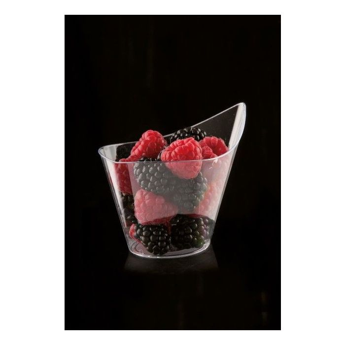 FINGERFOOD - GOCCIA cup 9.5x6.5x6.7cm 120 ml transparent PS, 50 pieces