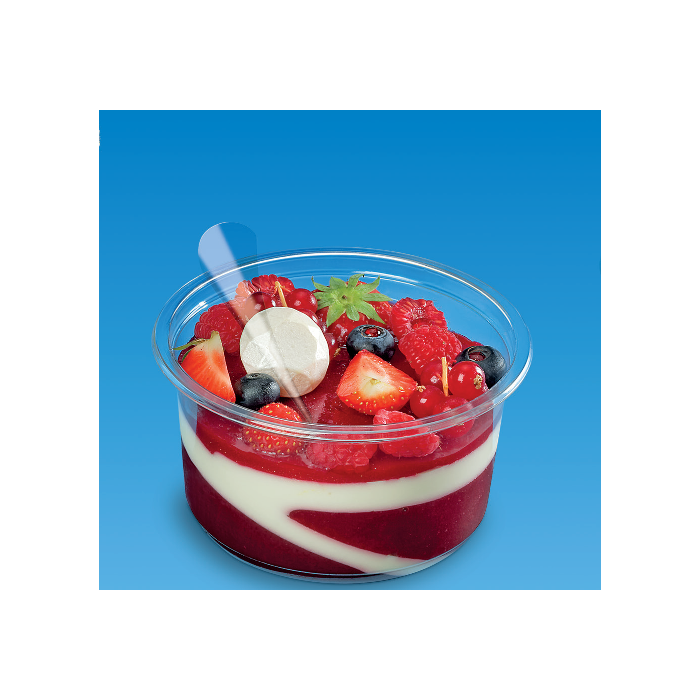 Round container dia115 transparent - soup, salad, salad, hot sauce 300ml, 50 pieces