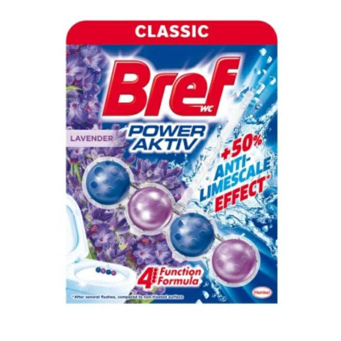 WC kulki BREF Power Active 50ml LAWENDA  (10)
