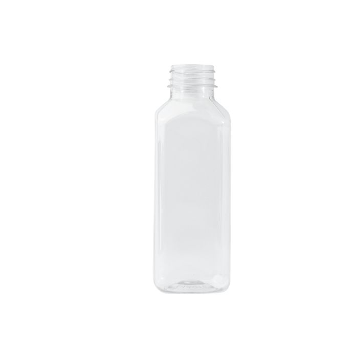 Bottle PET square 480ml 38mm thread 2 start, juices, smoothies, cocktails TnP, 100 pieces