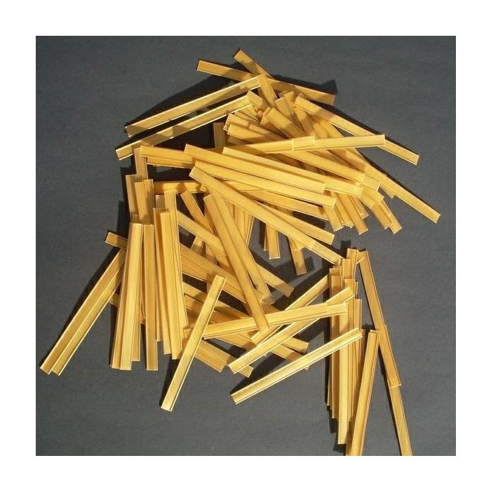 Clip tape GOLDEN PE 2/6 10cm, 1000pcs.