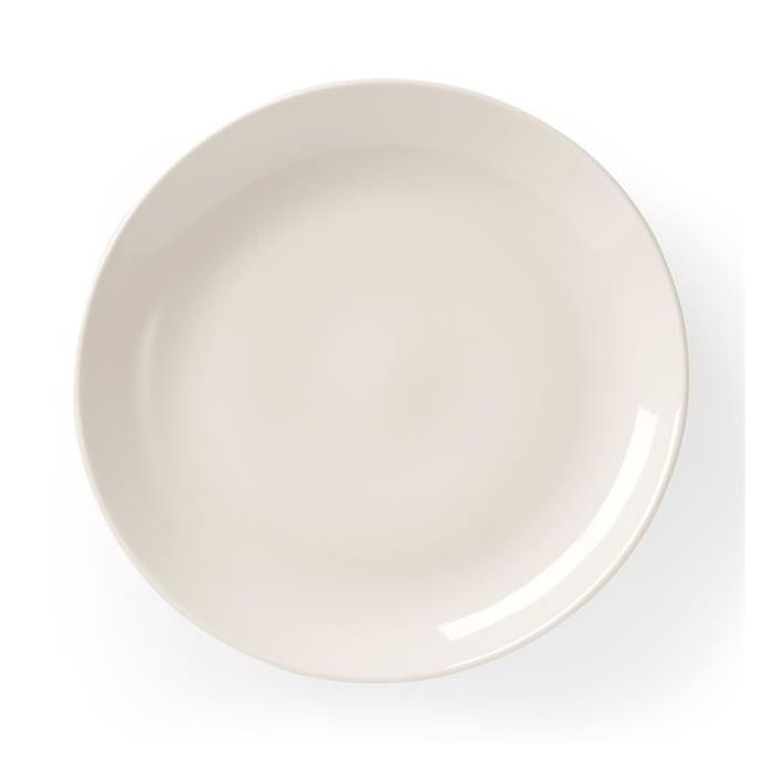 Fine Dine shallow plate without rim Crema 300mm - code 770368