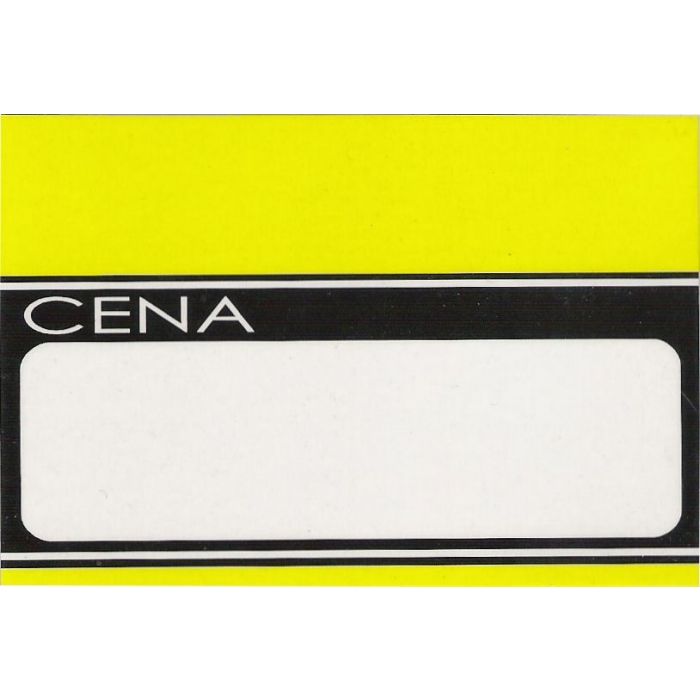 Price laminated large red A7 10x7.5cm