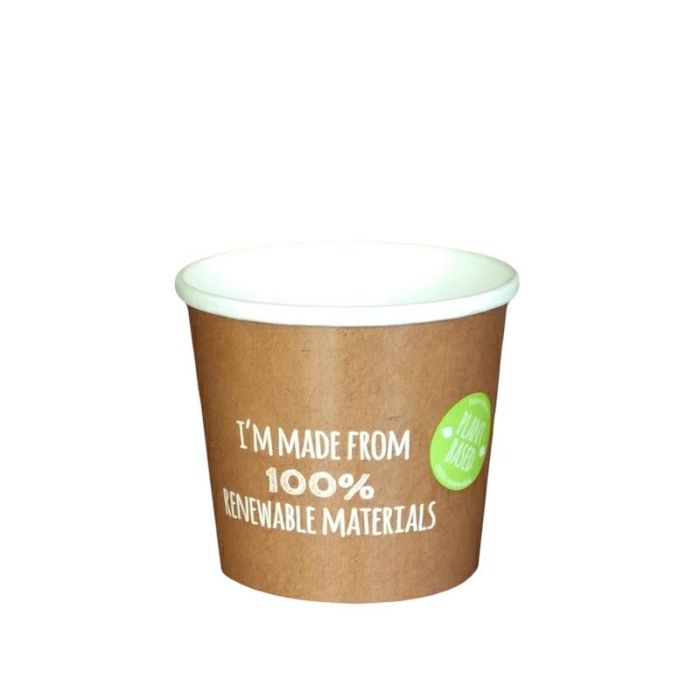 Pojemnik pap. 470ml PLANT PE FoodToGo 16oz, op. 25szt , śr. 97mm