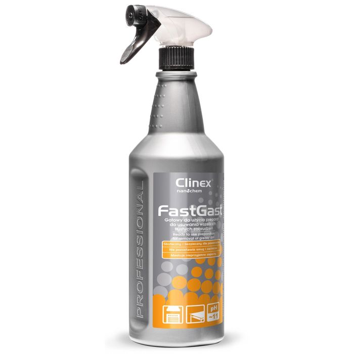 Clinex Fast Gast 1L - preparat do usuwania tłustych zabrudzeń