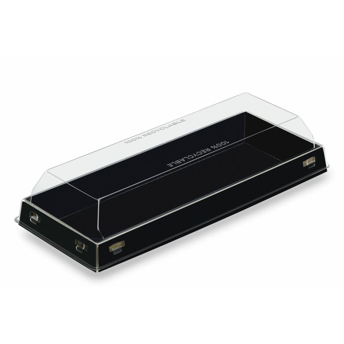 Sushi Box BC230 lid rPET pack of 20 (box/30) OP-01