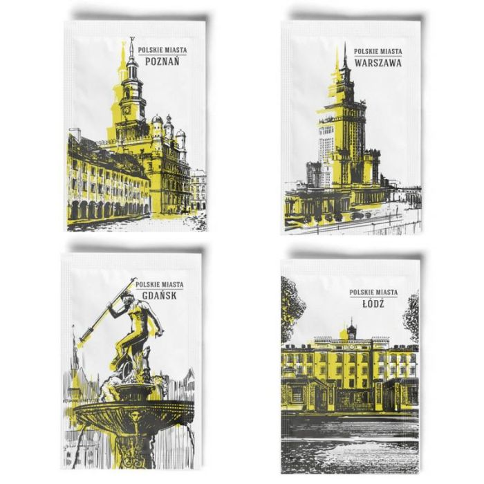 WHITE SUGAR in sachets 50x70 mm 4g, price per pack 1000pcs