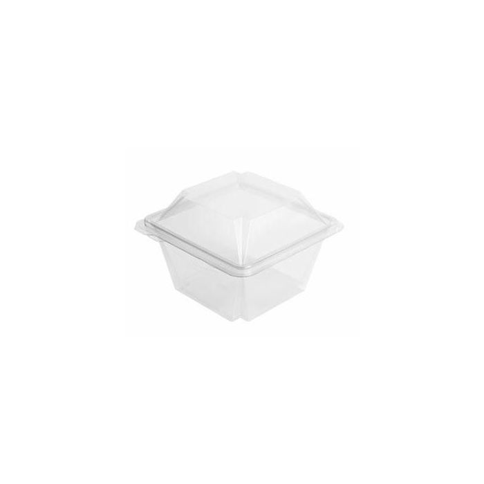 D.EDGE R-PET sałatka, deser 500ml, diament 133x128xh.86mm, op. 50 sztuk