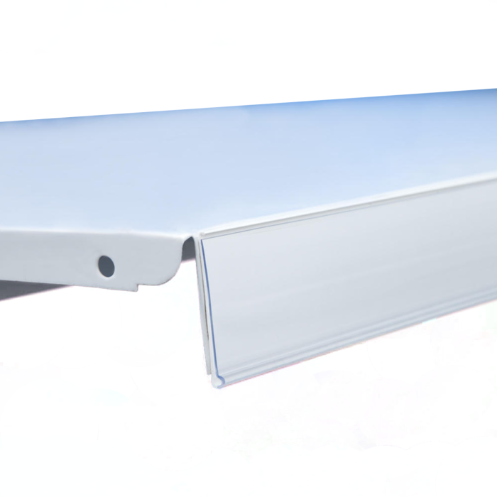 Price bar DBR39 transparent, 1500mm long with 9mm foam tape