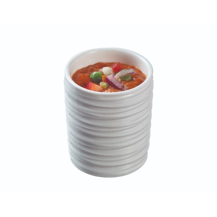 Finger food porcelain round goblet fi.50mm white, op.12pcs. (k/12)