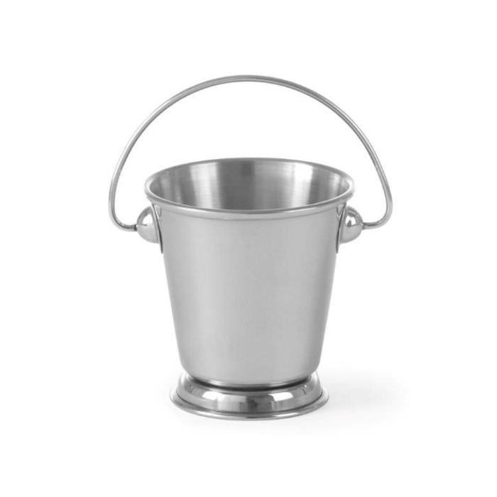 Wiaderko z uchwytem miniaturowe do przekąsek - ø125x(H)127 - kod 426371