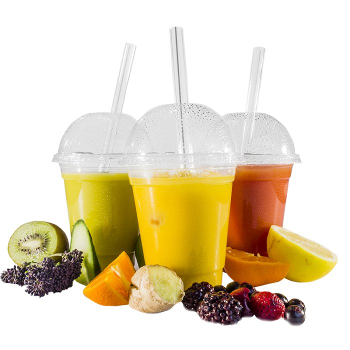 Dekiel do kubka PLA wypukły z otworem śr.96mm VEGWARE op. 50 sztuk