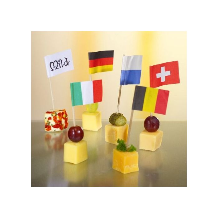 Banquet toothpicks Bavarian Blue Party 8 cm, 200 pcs