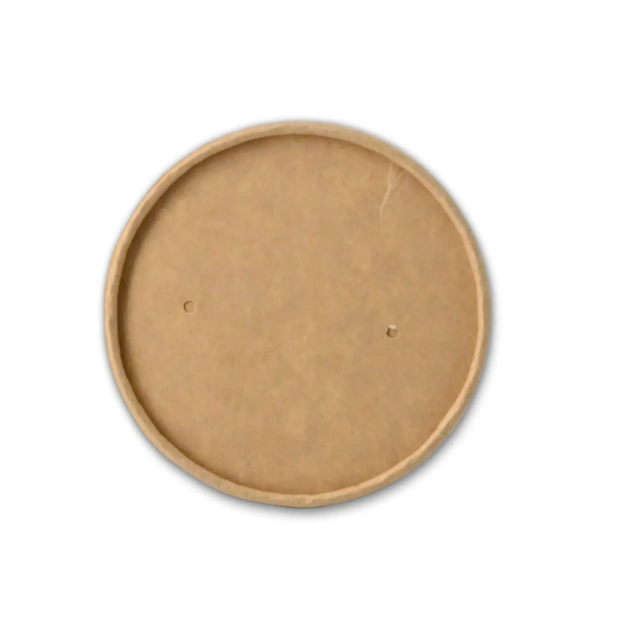 PAP/DSP lid fi. 92mm for kraft ice cream bowl op.50pcs. (k/20)
