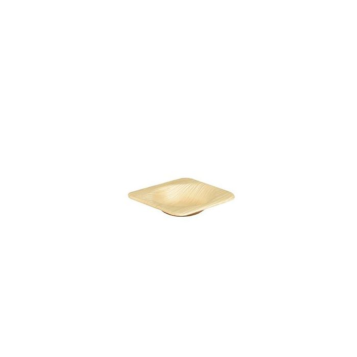 Talerzyk PURE z liści palmowych kwadratowy 6x6xh.1,3cm op. 25 sztuk