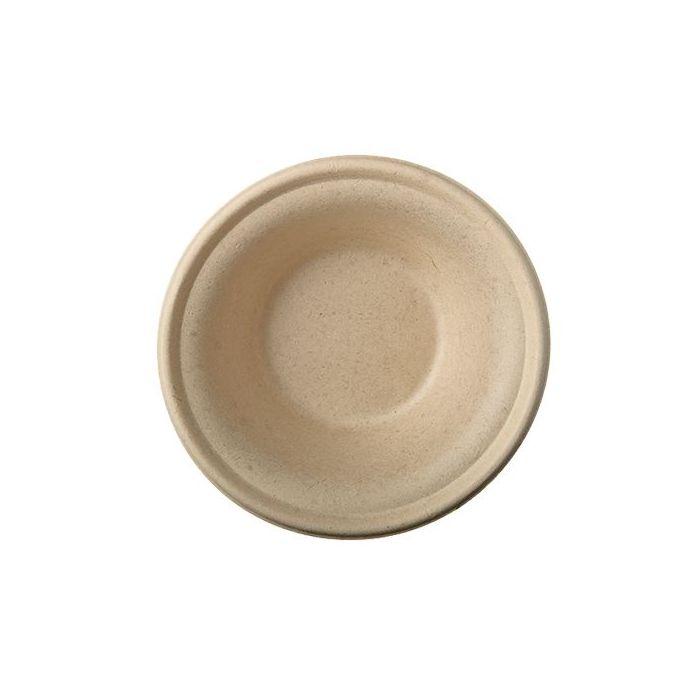 Miseczka z trzciny cukrowej 380ml naturalna śr.155xh.46mm op. 50 sztuk