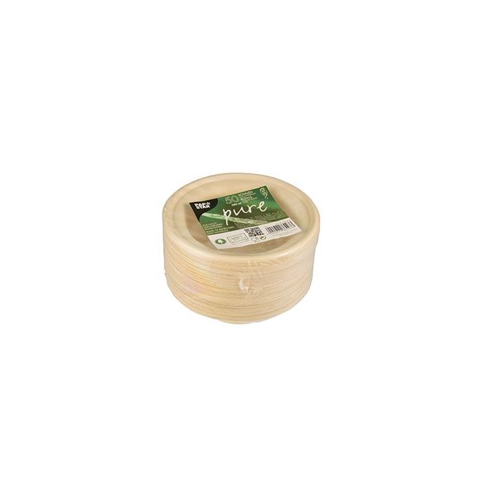 Miseczka z trzciny cukrowej 380ml naturalna śr.155xh.46mm op. 50 sztuk