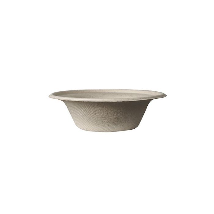 Miseczka z trzciny cukrowej 380ml naturalna śr.155xh.46mm op. 50 sztuk