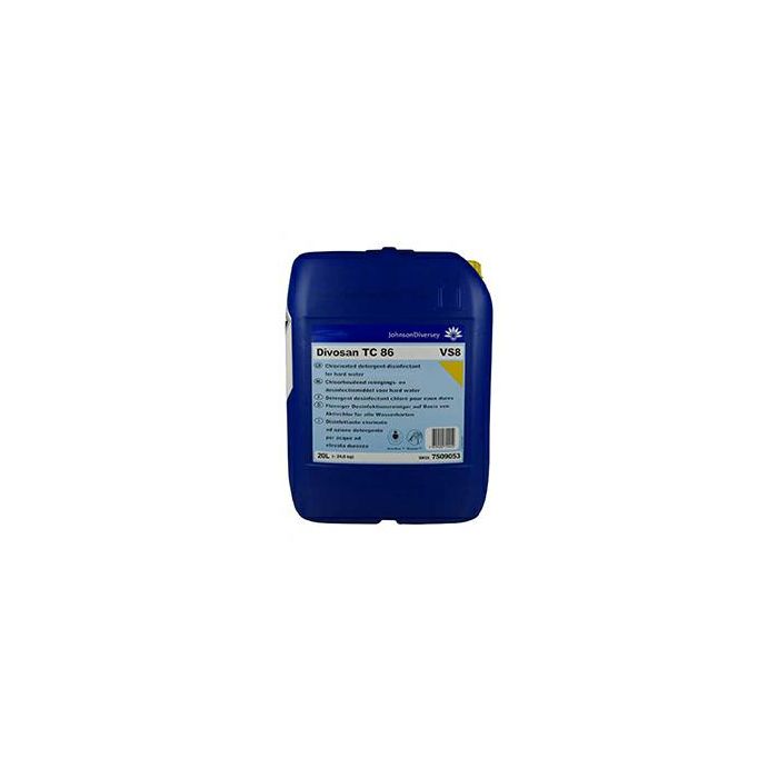 Divosan TC 86 VS8 20L - a cleaning and disinfectant product containing active chlorine, for hard water