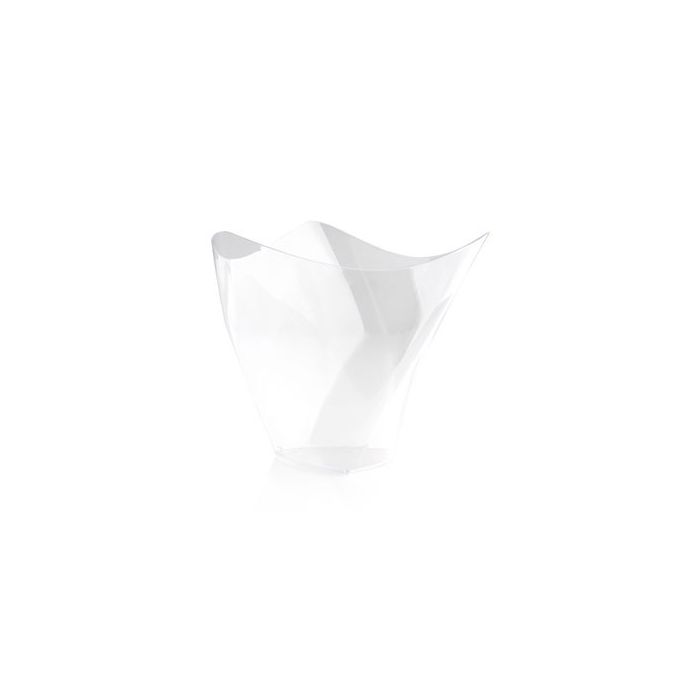 FINGERFOOD - DORICO cup 500 ml h.11,4cm x w.14,7cm transparent PS, 50 pieces