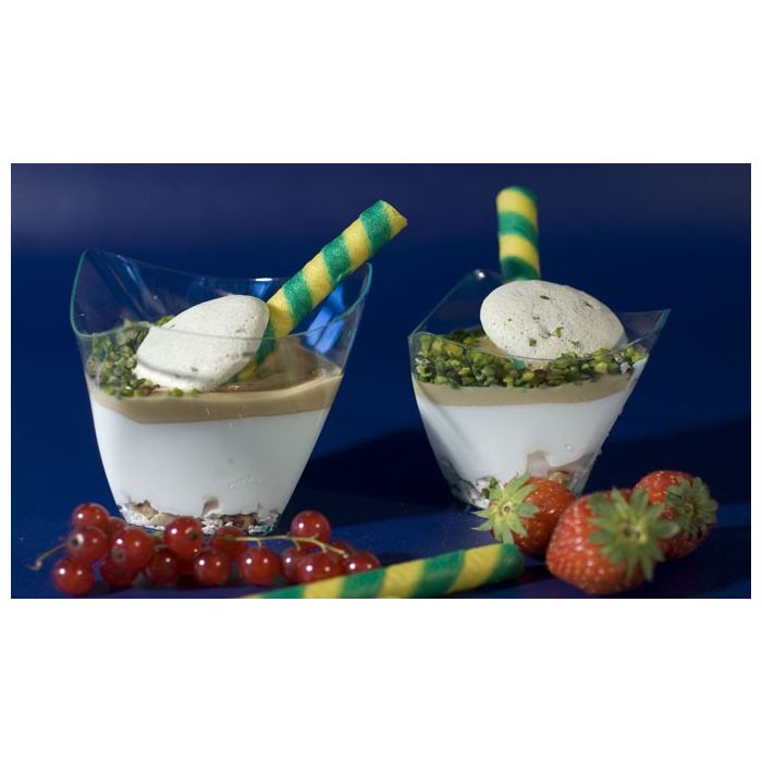 FINGERFOOD - DORICO cup 500 ml h.11,4cm x w.14,7cm transparent PS, 50 pieces