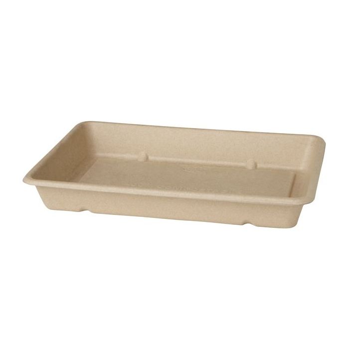 Tray, DUNI box of sugar cane 850ml rectangular 230x156x36, 40 pieces