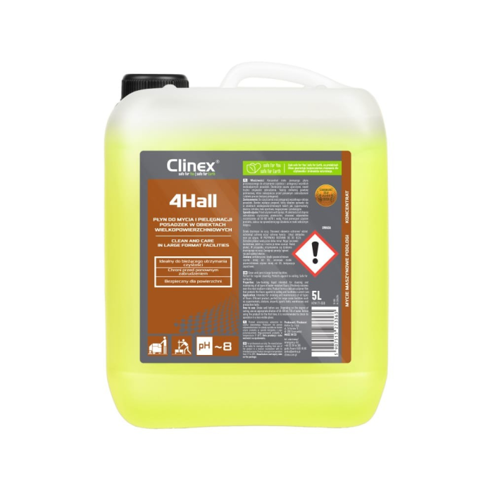 Clinex 4Hall - skoncentrowany płyn do mycia i pielęgnacji posadzek w obiektach