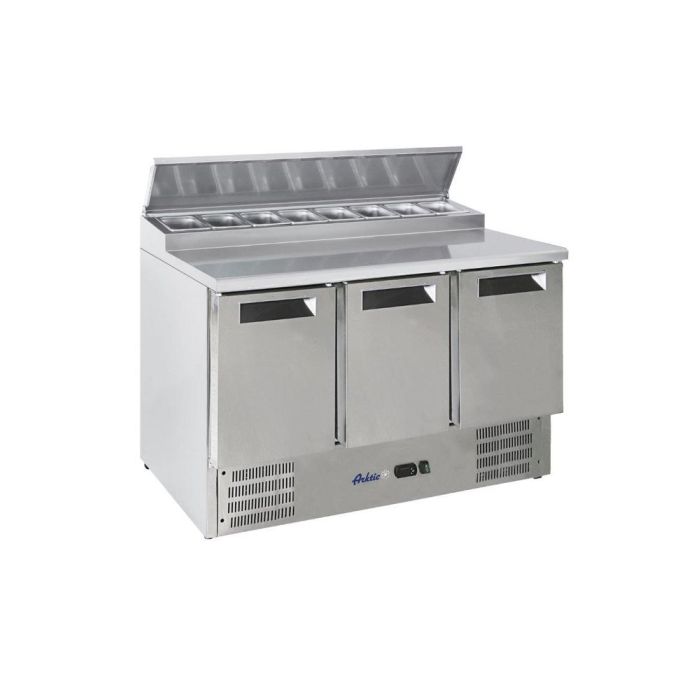 Refrigerated salad tables with extension 3 DOORS