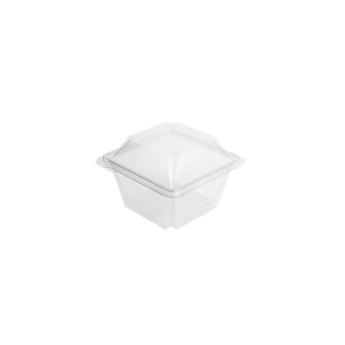 D.EDGE R-PET sałatka, deser 250ml, diament 111x106xh.66mm, op. 50 sztuk
