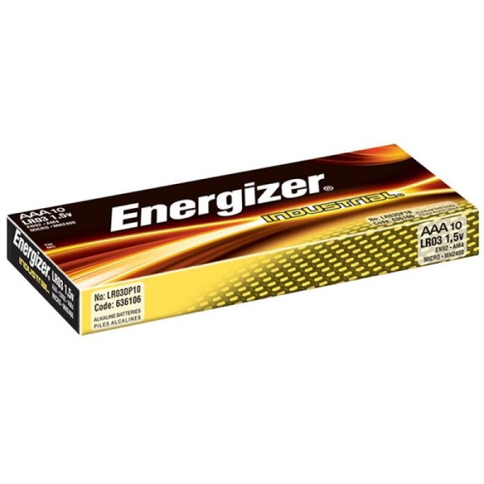 BATTERY INDUSTRIAL AAA 10PCS