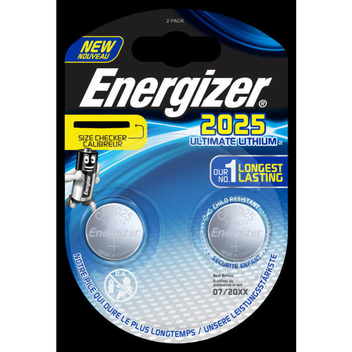 ENR ULTIMATE LITHIUM CR2025 BP2