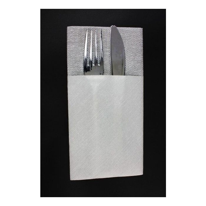 Pocket Airlaid Grey 40x40cm, 25 pieces