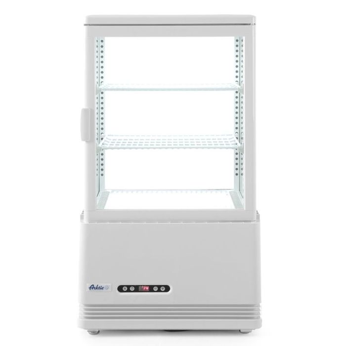 Witryna chłodnicza nastawna biała wysokość 816 mm - kod 233610