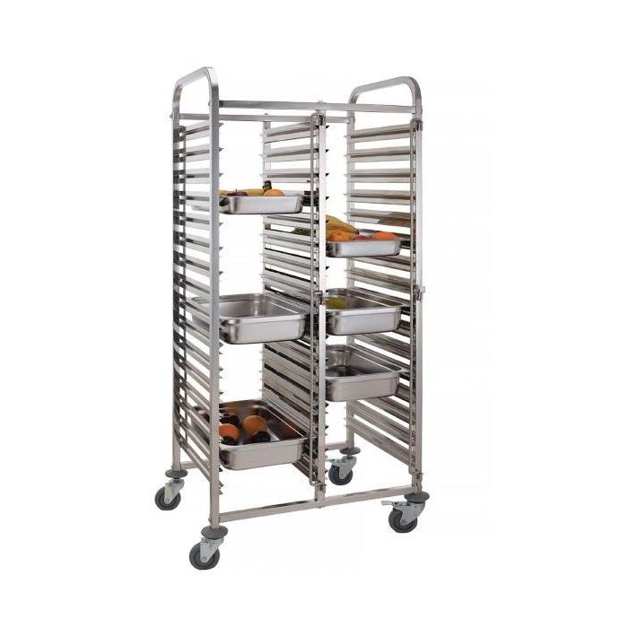 Cart for container transport - double 30xGN 1/1 - code 810576