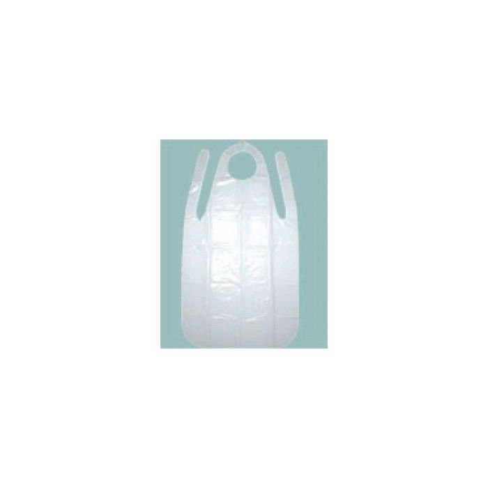 Protective apron PE 810x1250 15 um, 50 pcs.