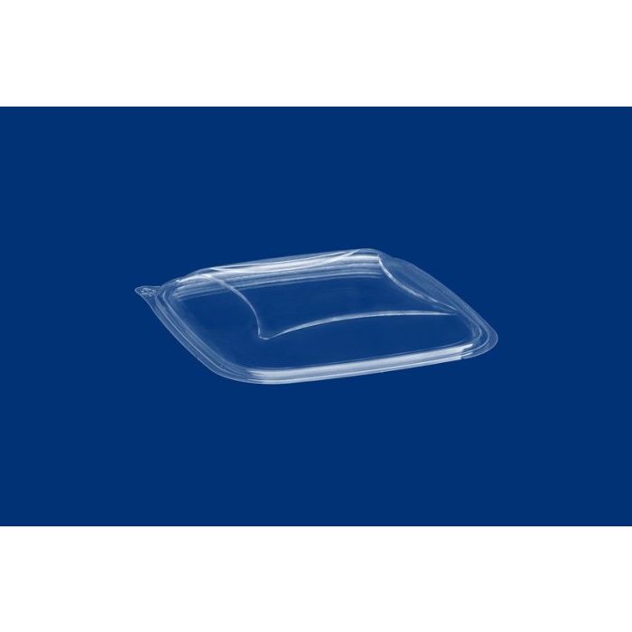 Salad container set KRISTAL transparent 500ml + ANTI FOG lid, 80 sets