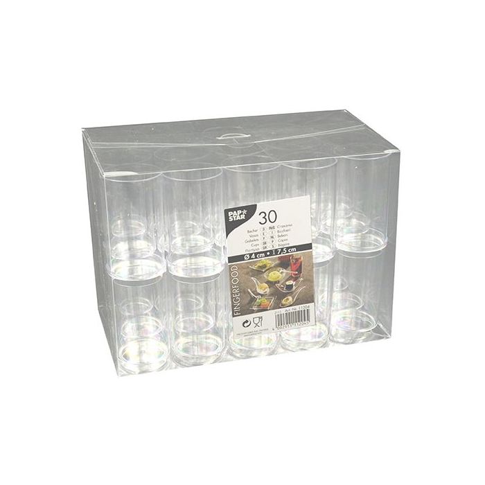 FINGERFOOD - kubek 60ml PS transparentny op. 30 sztuk