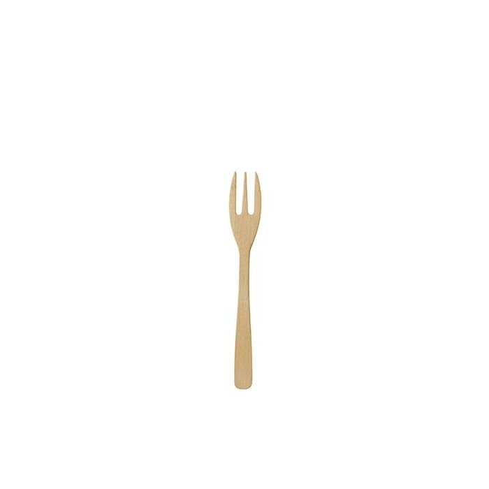 FINGERFOOD Forks 9.5cm, bamboo, op. 50 pieces
