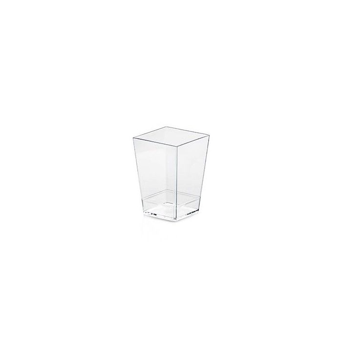 FINGERFOOD - kubek KUBIK 120 ml transparentny 5x5xh.7cm op. 50 sztuk