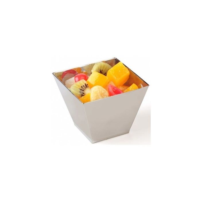 FINGERFOOD - kubek RAMBO metalizowany PS 100ml op. 100 sztuk