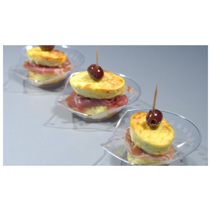 FINGERFOOD - DOMINO II cup transparent PS dia. 8cm x h.2,5cm, 50 pieces
