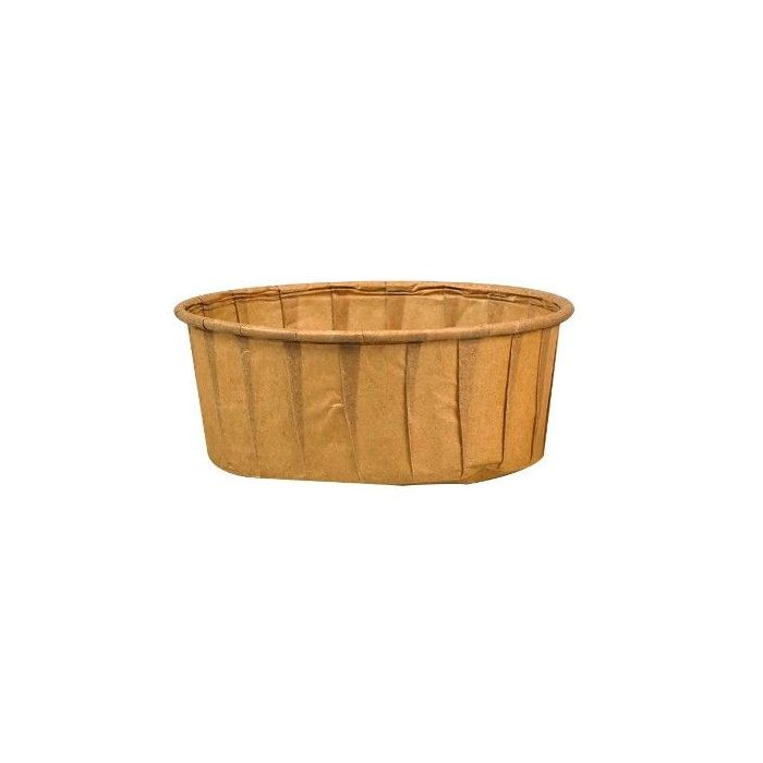 FINGERFOOD - paper cups 65x75x30mm KRAFT 120ml,  200 pcs