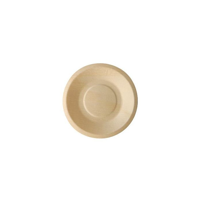 FINGERFOOD wooden plate 140mm PURE" round, 50 pieces"