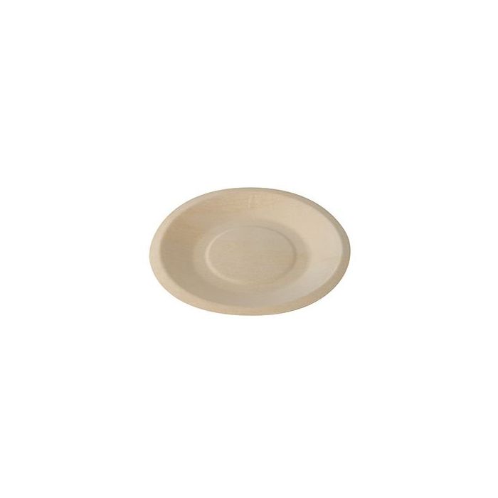 FINGERFOOD wooden plate 140mm PURE" round, 50 pieces"