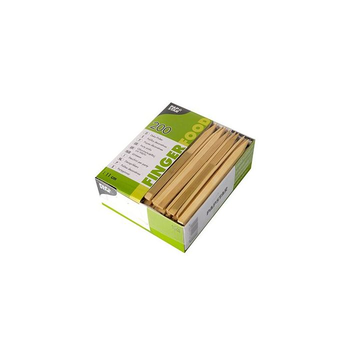 FINGERFOOD - sticks NATURE bamboo 11cm, 200 pcs.