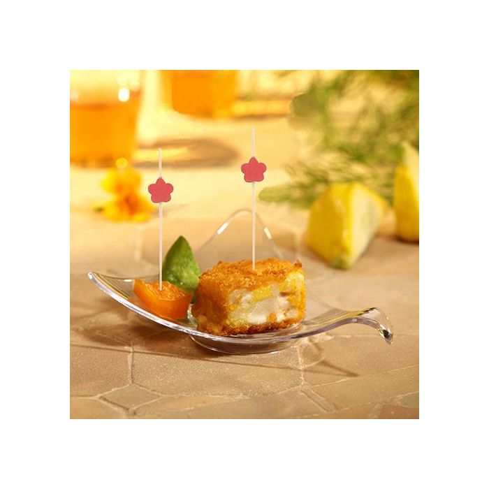 FINGERFOOD - patyczki FLOWER 7cm op. 100 sztuk