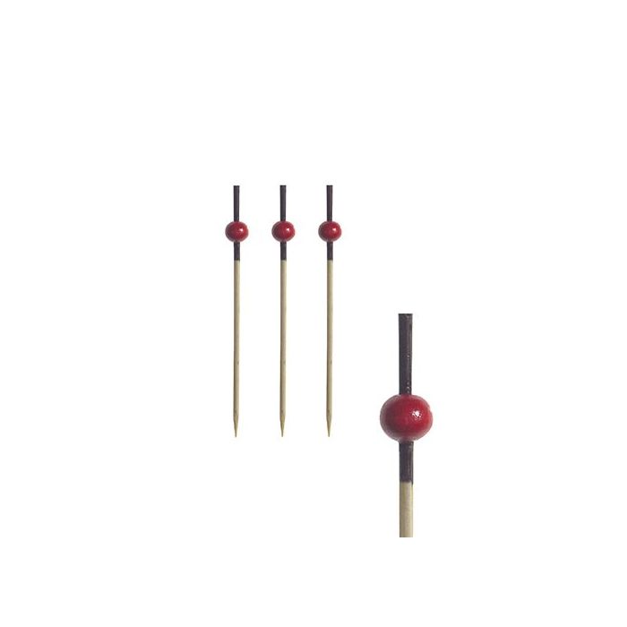 FINGERFOOD - patyczki RED PEARL 7cm op. 250 sztuk
