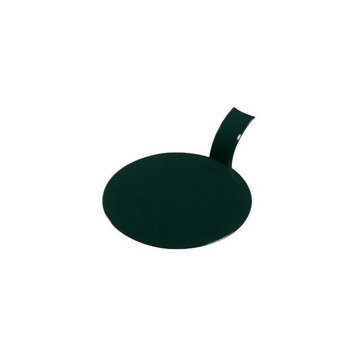 FINGERFOOD - tacka okrągła z uchwytem czarna, fi 8cm op. 100 sztuk