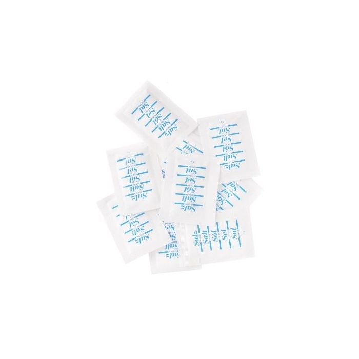 Sól spożywcza 1g  PROSTOKĄT 50x35mm, cena za opakowanie 2000szt